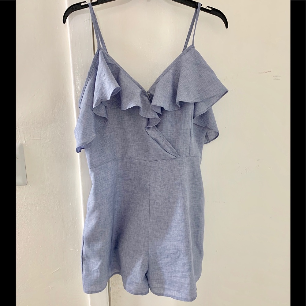Baby Blue Romper